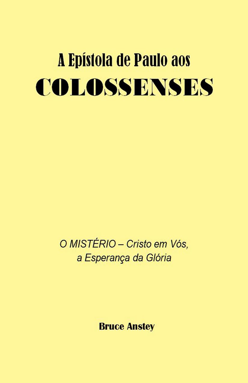 A Epístola de Paulo aos Colossenses